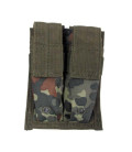 Porte chargeur double camouflage BW Flecktarn attache Molle - Surplus militaire