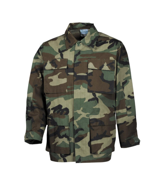 US BDU Veste, Rip Stop, woodland - Surplus militaire